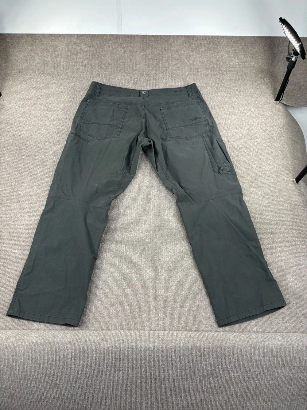 Kuhl Revolvr Pants Mens 38x30 Gray Performance Stretch Hiking Outdoor Patina